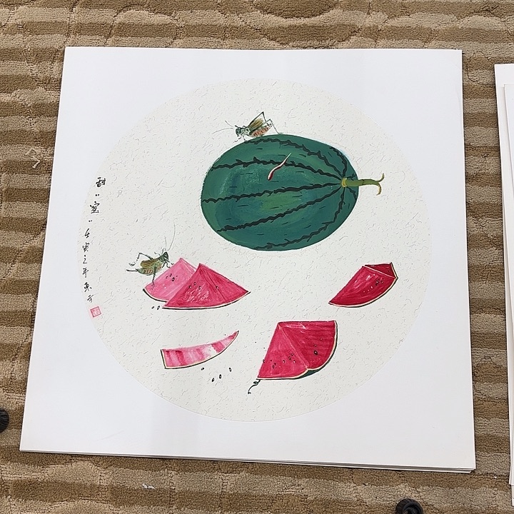 国画花鸟等多种鸟类和动物