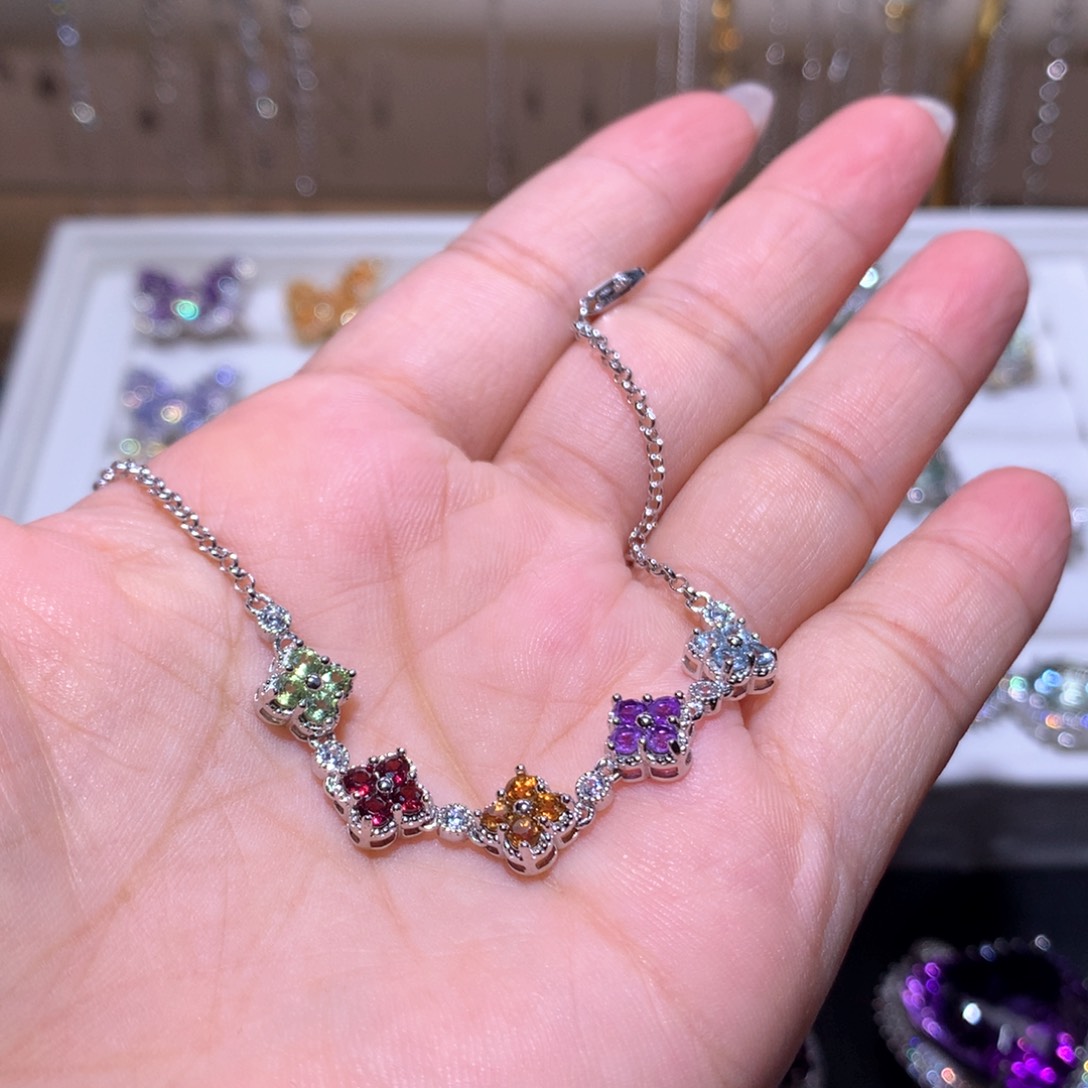 【闪购商品】水晶戒指银S925镶嵌是****期戒指