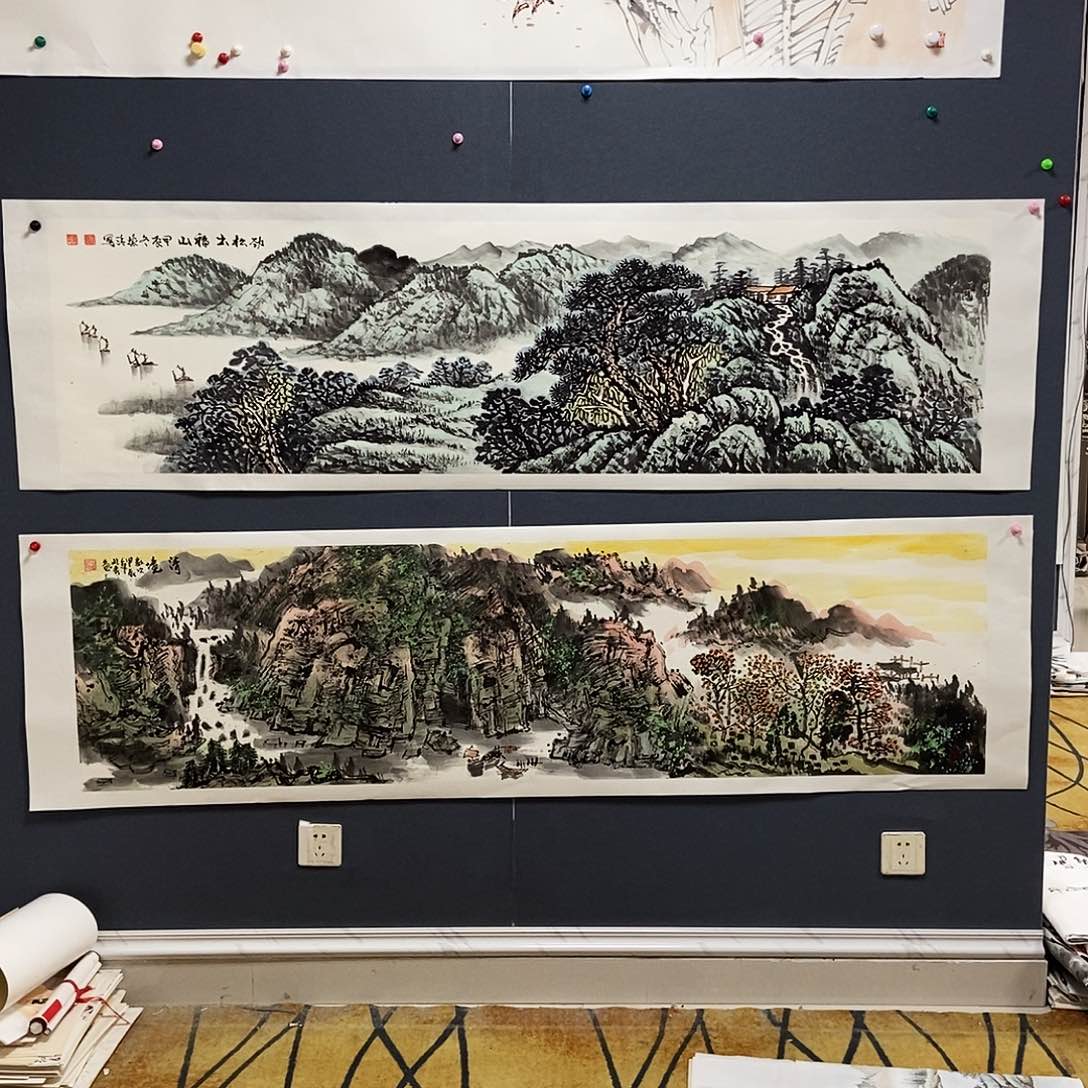 国画龙*菲50/100葛兆秀手绘托心