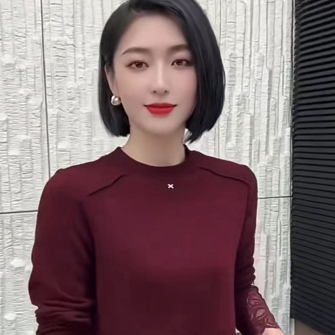 半高领打底衫百搭洋气