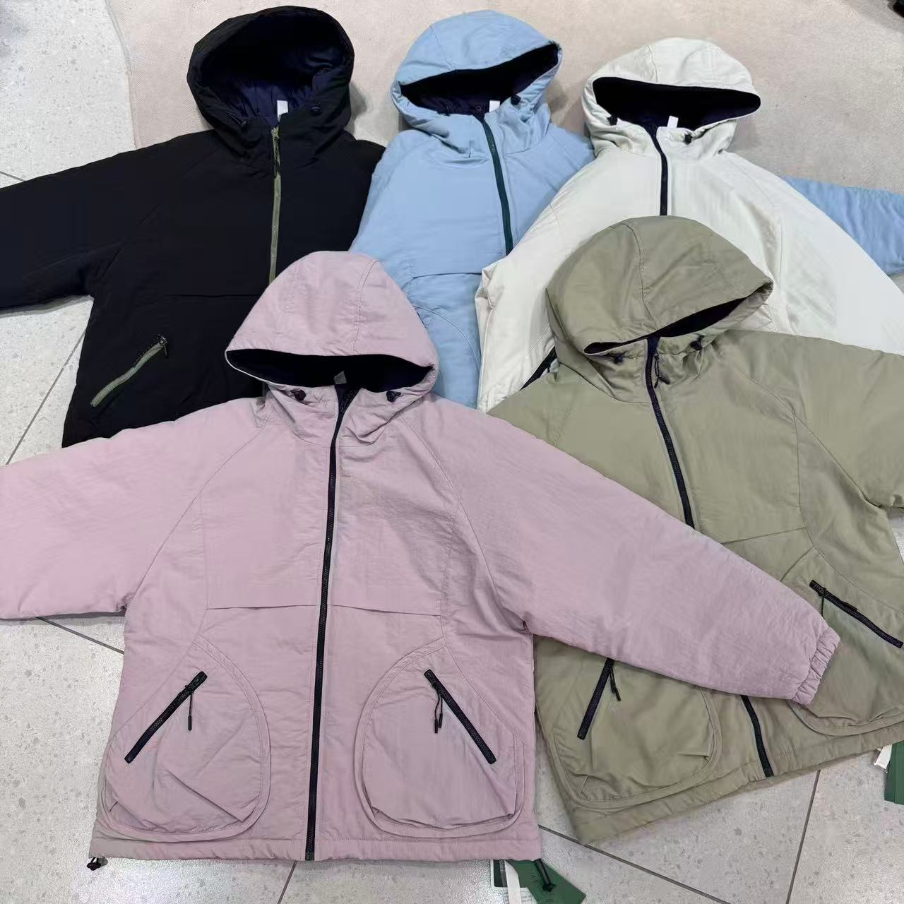 【主播推荐】女士户外连帽防泼水宽松休闲棉服外套81896