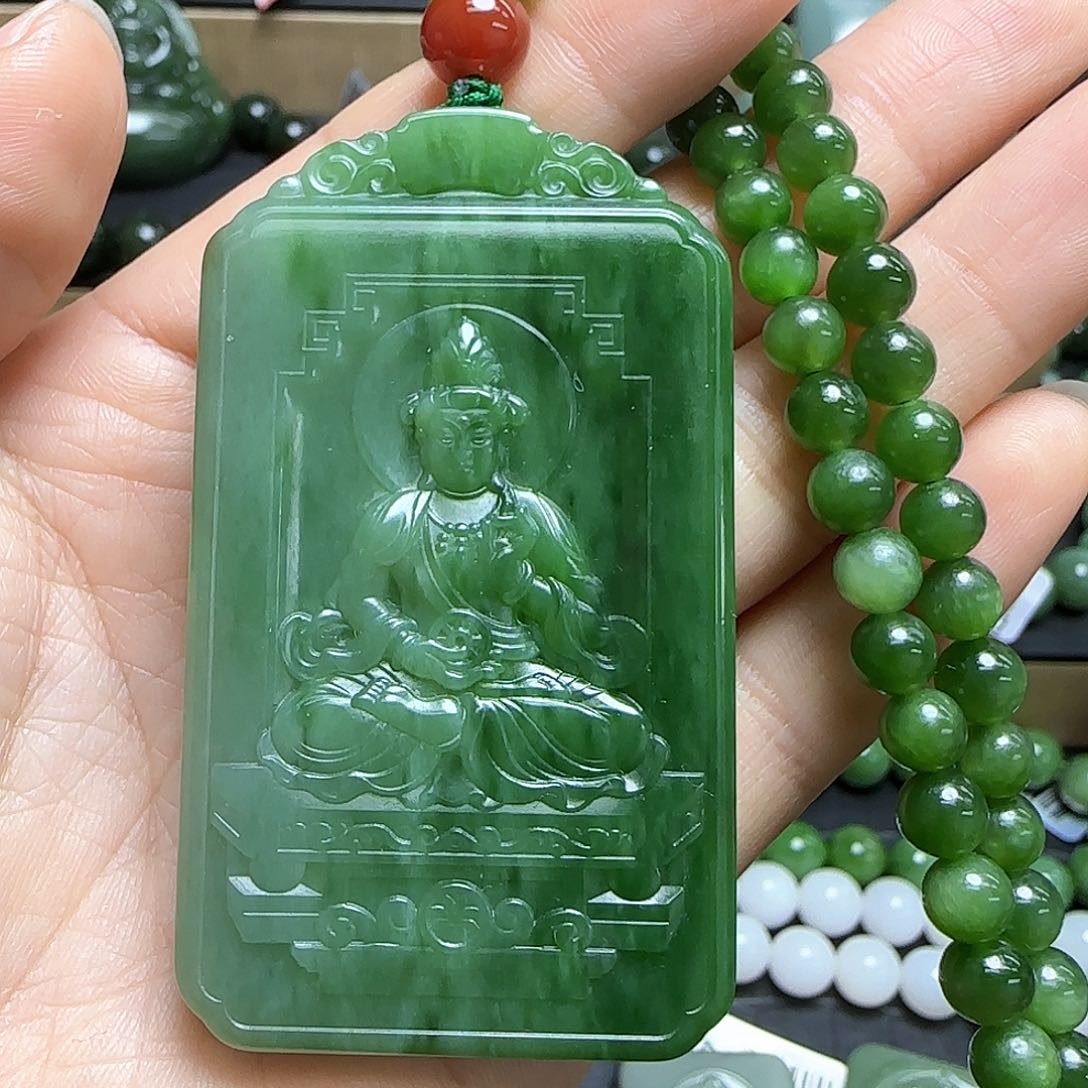 和田玉吊坠未镶嵌