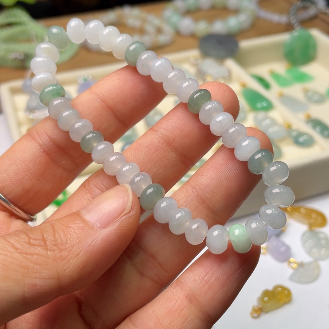 未镶嵌手串翡翠手串