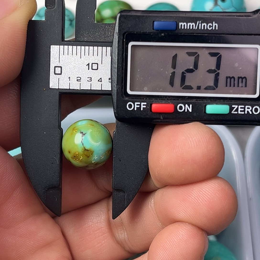 军绿圆珠配珠配饰