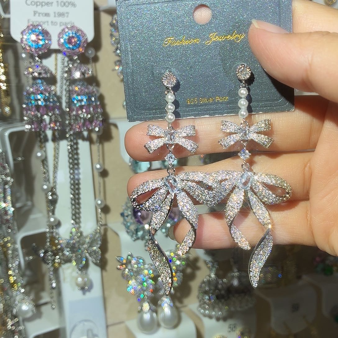 姗***学锆石铜合金925银针