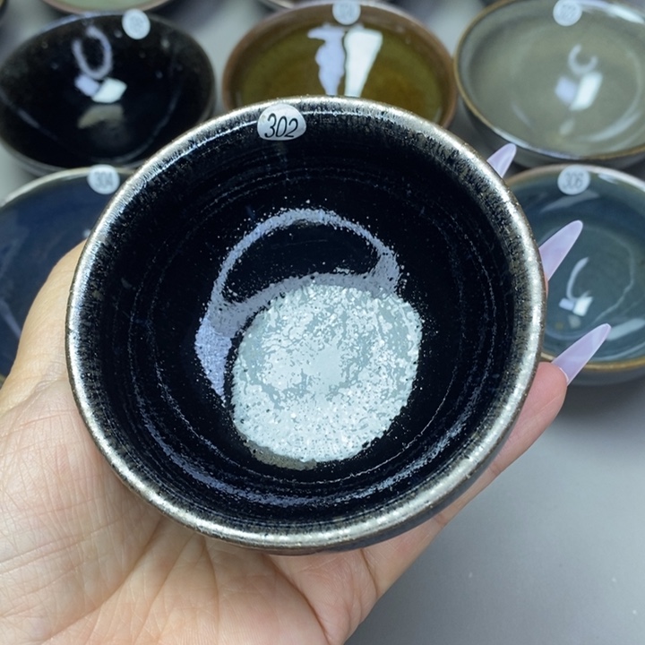 茶盏建窑建盏磨底柴烧主人杯