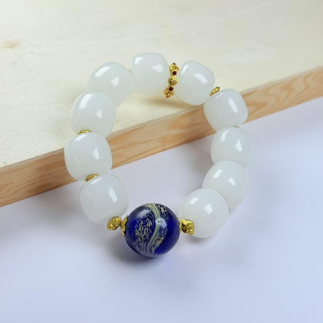 【福气来珠宝】X027-Diy配饰-精美设计款桶珠手串-多样性发其一