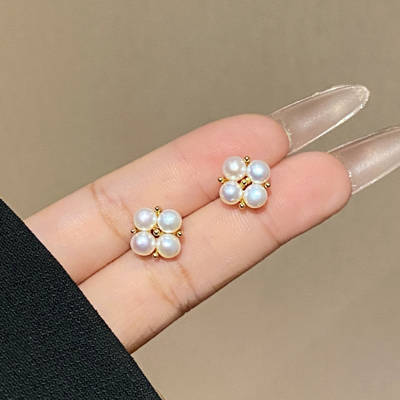 百搭设计精致小巧气质天然耳钉A3366