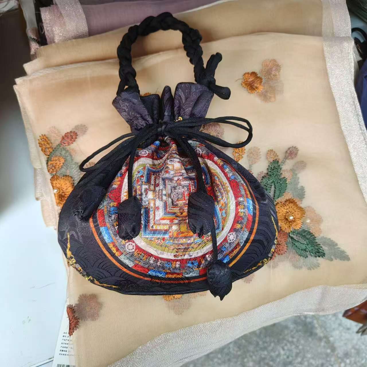 元宝包 新款手拿复古包女士百搭大容量时尚简约搭配帆布