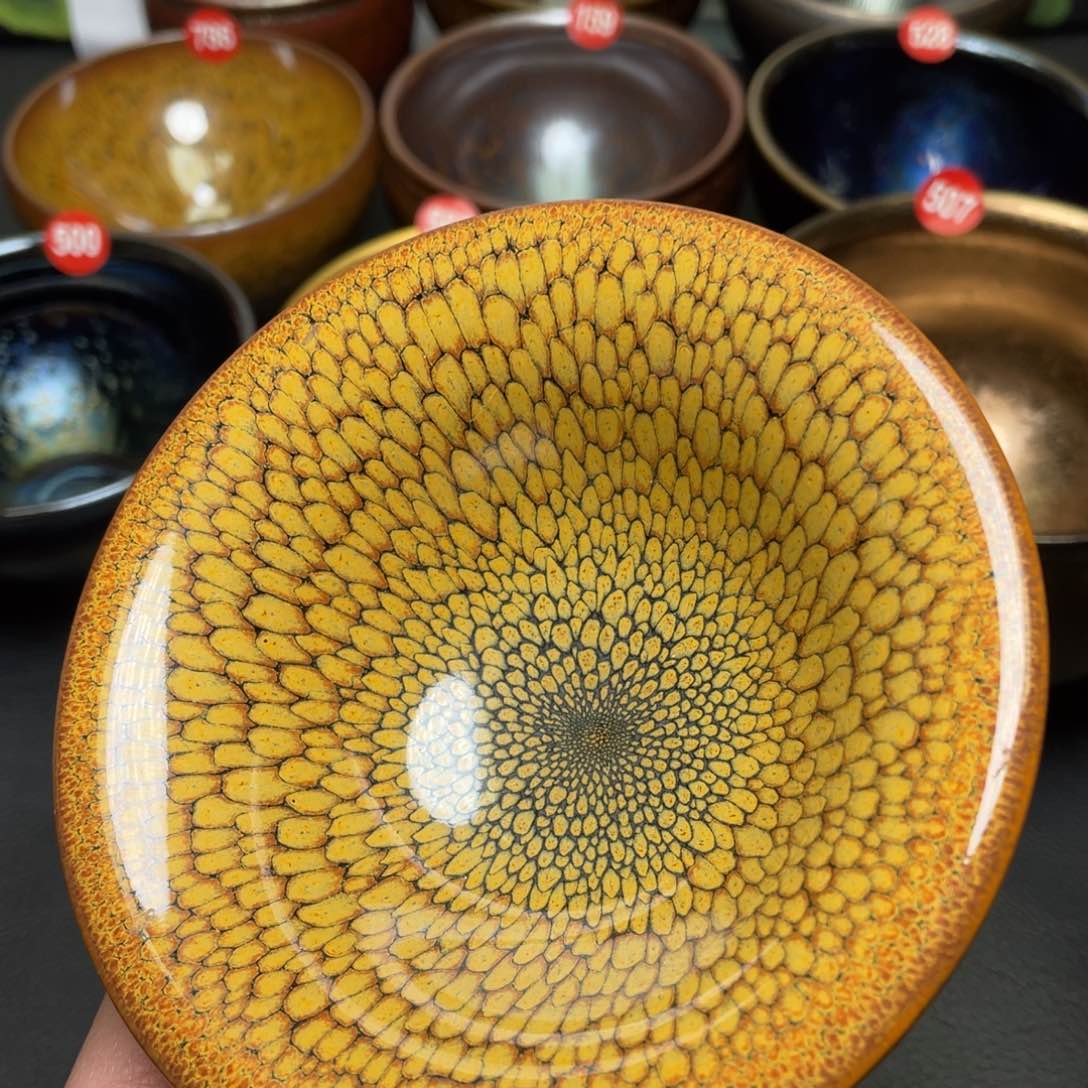 茶盏橘****子2 建窑建盏茶盏