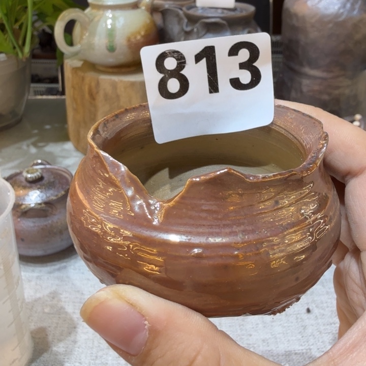 陶盘精品柴烧福利放漏