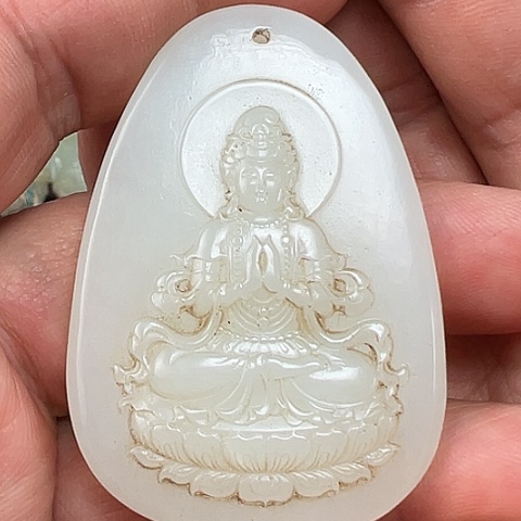 和田玉挂件未镶嵌