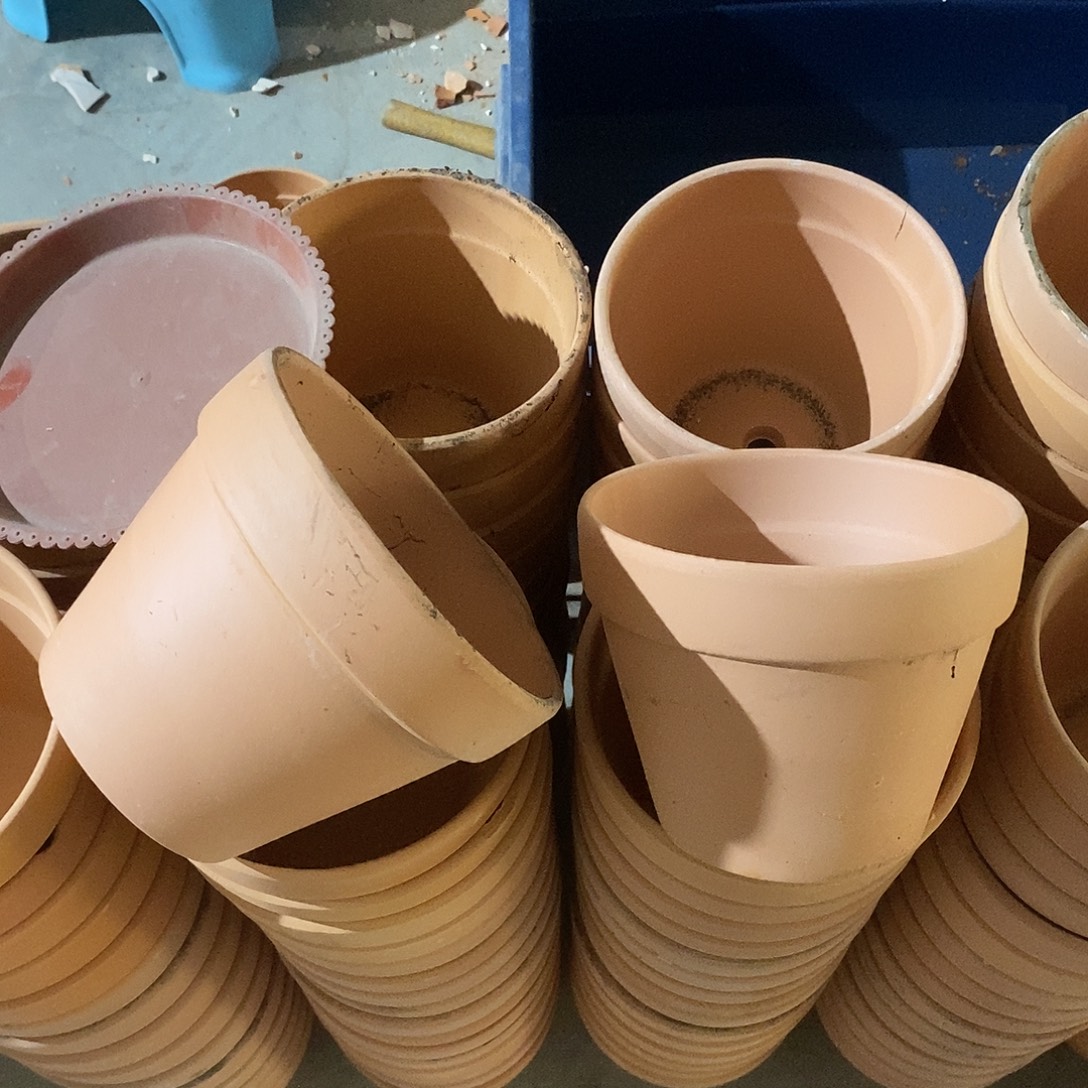 瑕疵红陶盆-16×13-2个瑕疵不售后