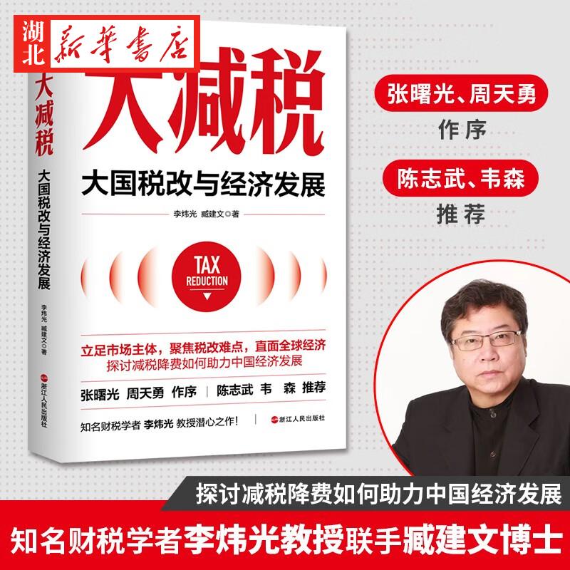 财之道丛书 大减税 大国税改与经济发展 知名财税学者李炜光教授