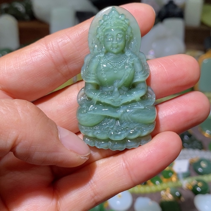 和田玉（碧玉）未镶嵌颈饰