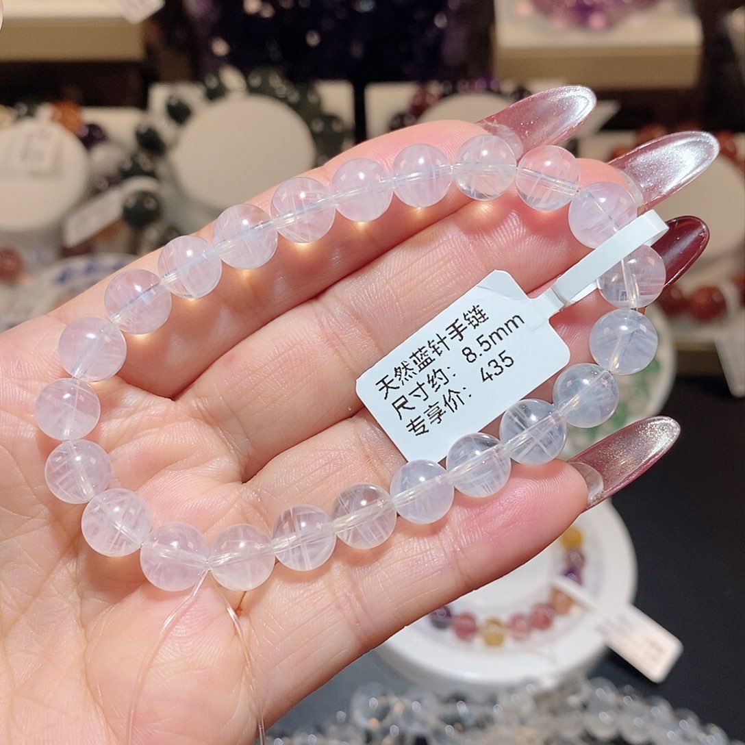 水晶手链未镶嵌蓝针
