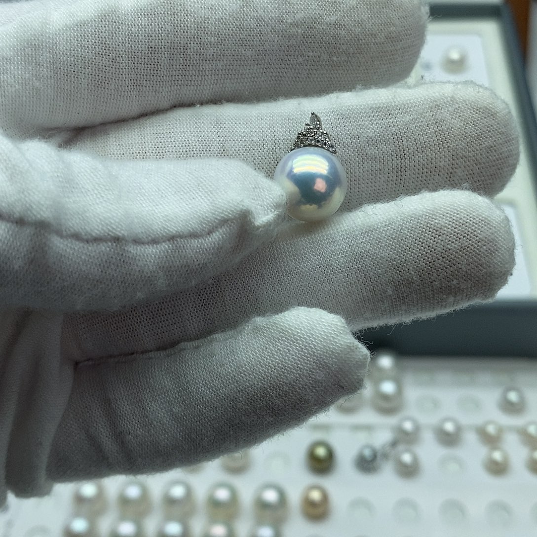 R***N淡水珍珠银S925镶嵌珍珠