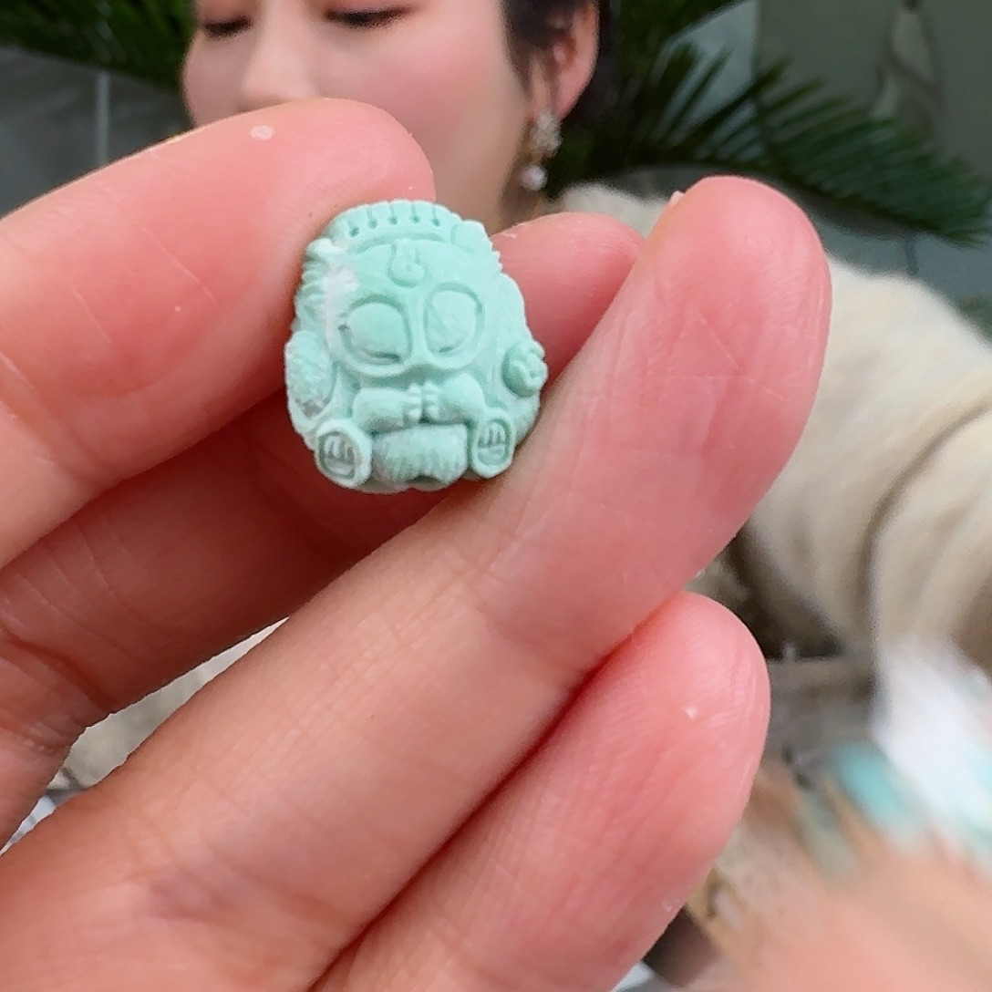 绿松石珠宝奇石未镶嵌