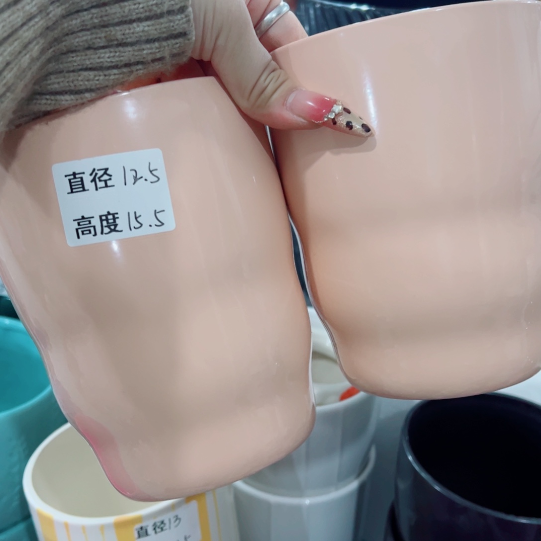 有孔，陶瓷花盆满10米包邮发货