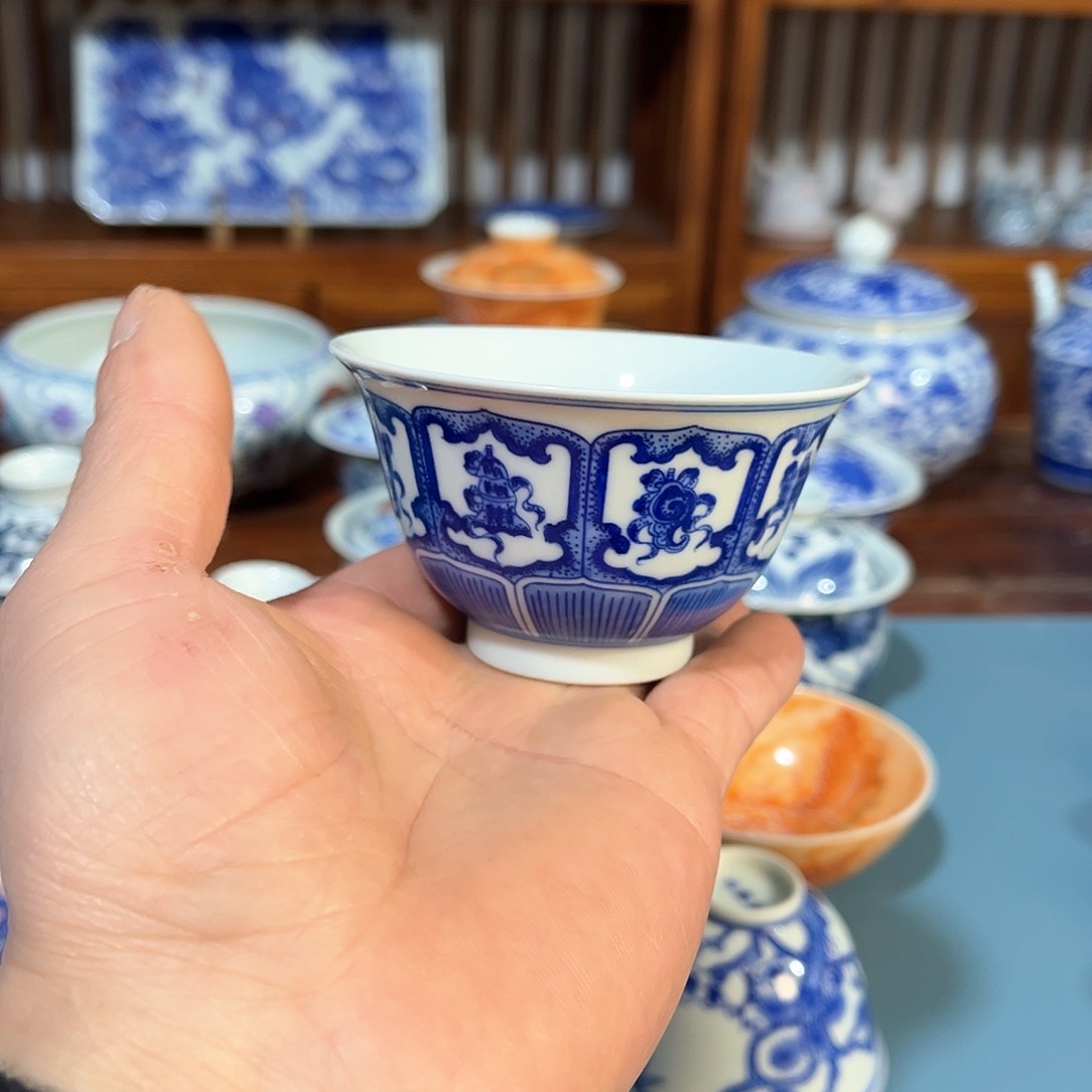 錡镇堂手工手绘杯