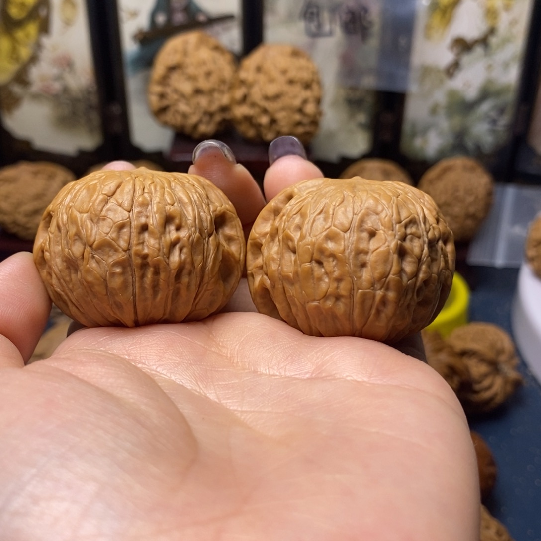 吊坠文玩核桃铁锤39尺20全品