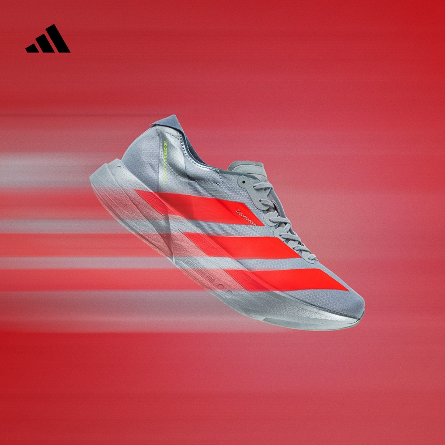 阿迪达斯官方 ADIZERO ADIOS PRO 4竞速碳柱跑鞋adidas JR6372