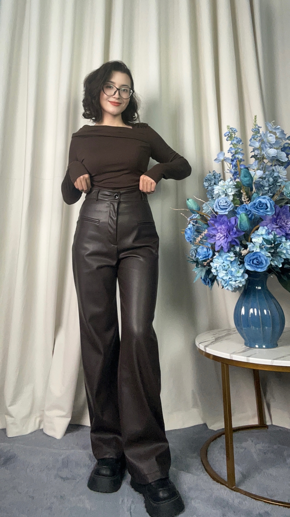 2025年最新款秋冬皮裤显瘦显高百搭气质