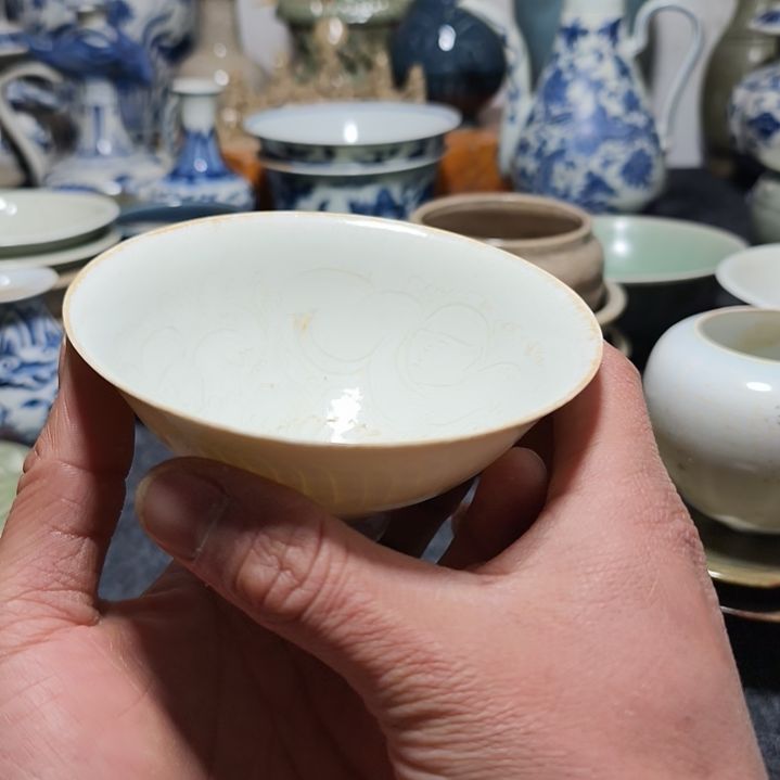 暖*湖田窑小碗一个全品