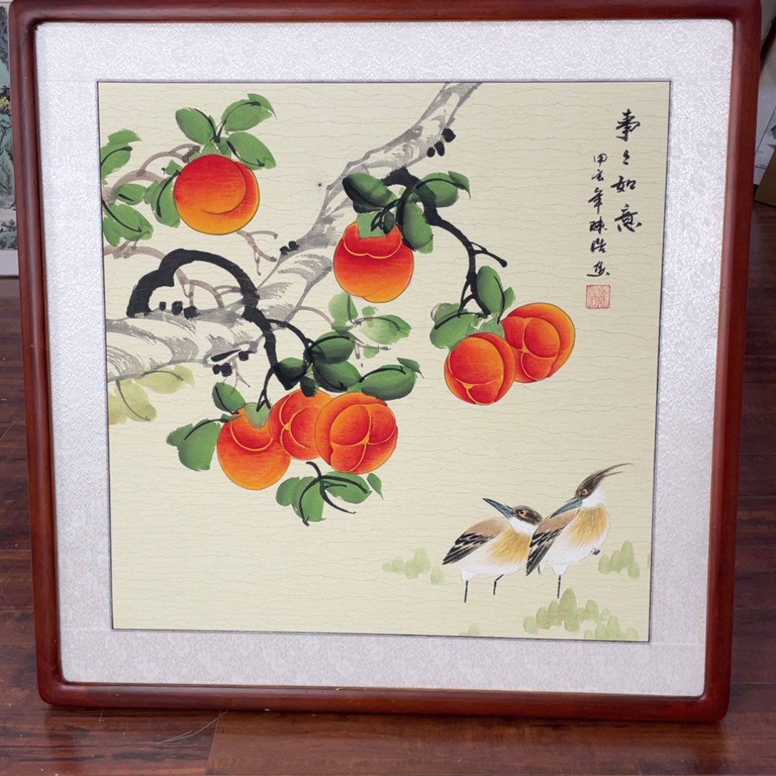 国画带框尺寸63*63厘米