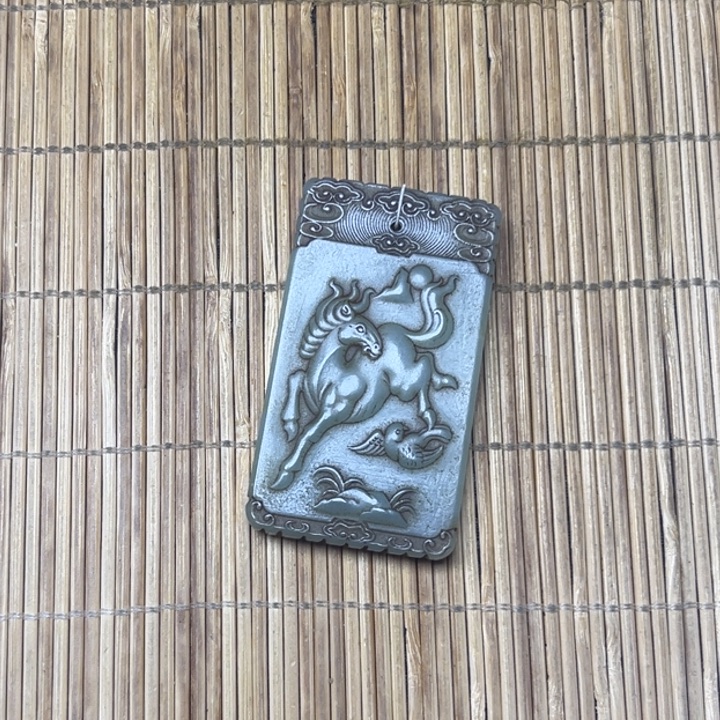 华***兴和田玉未镶嵌挂件