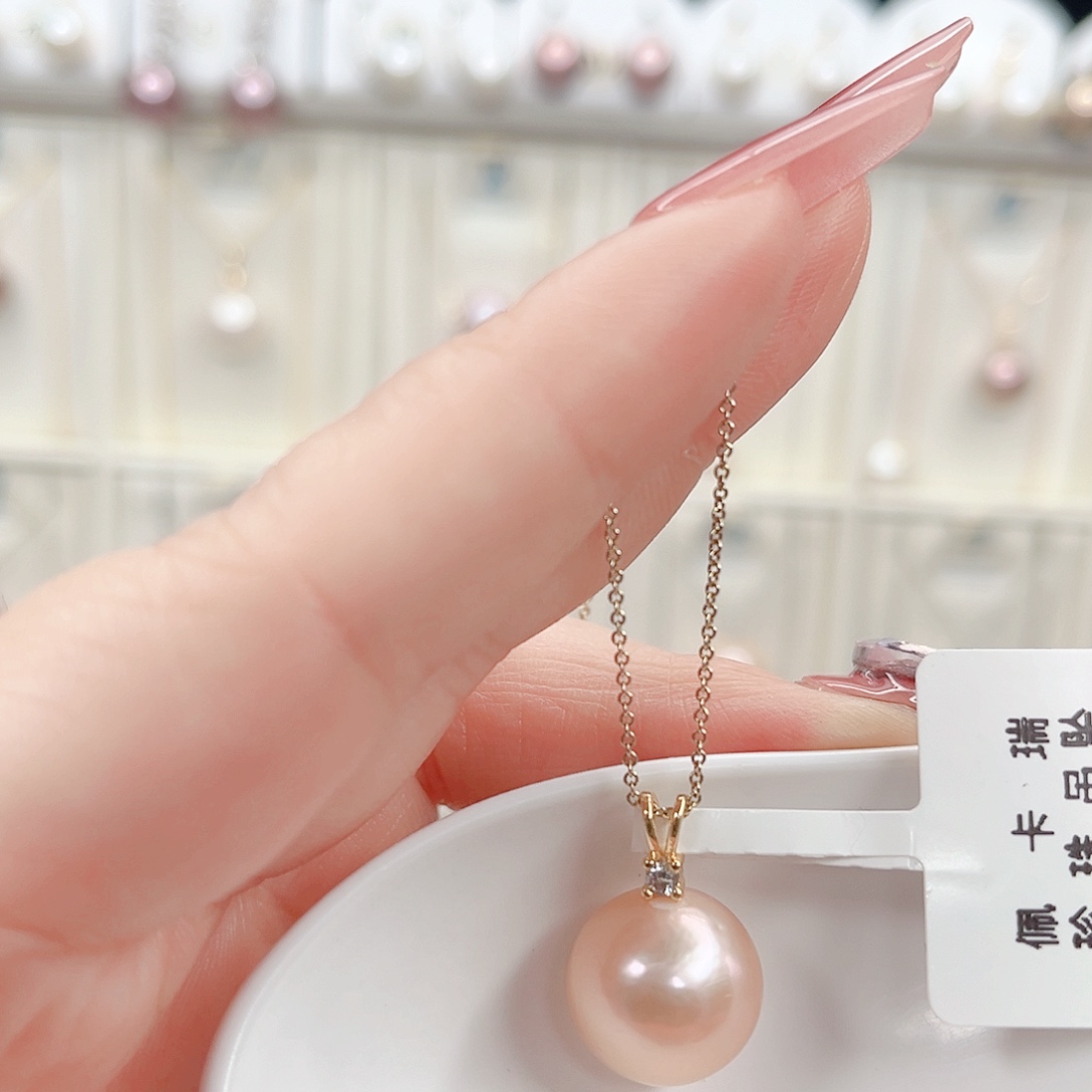 合金吊坠(赠链)淡水珍珠