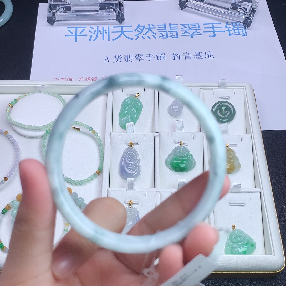 翡翠未镶嵌手镯59-61