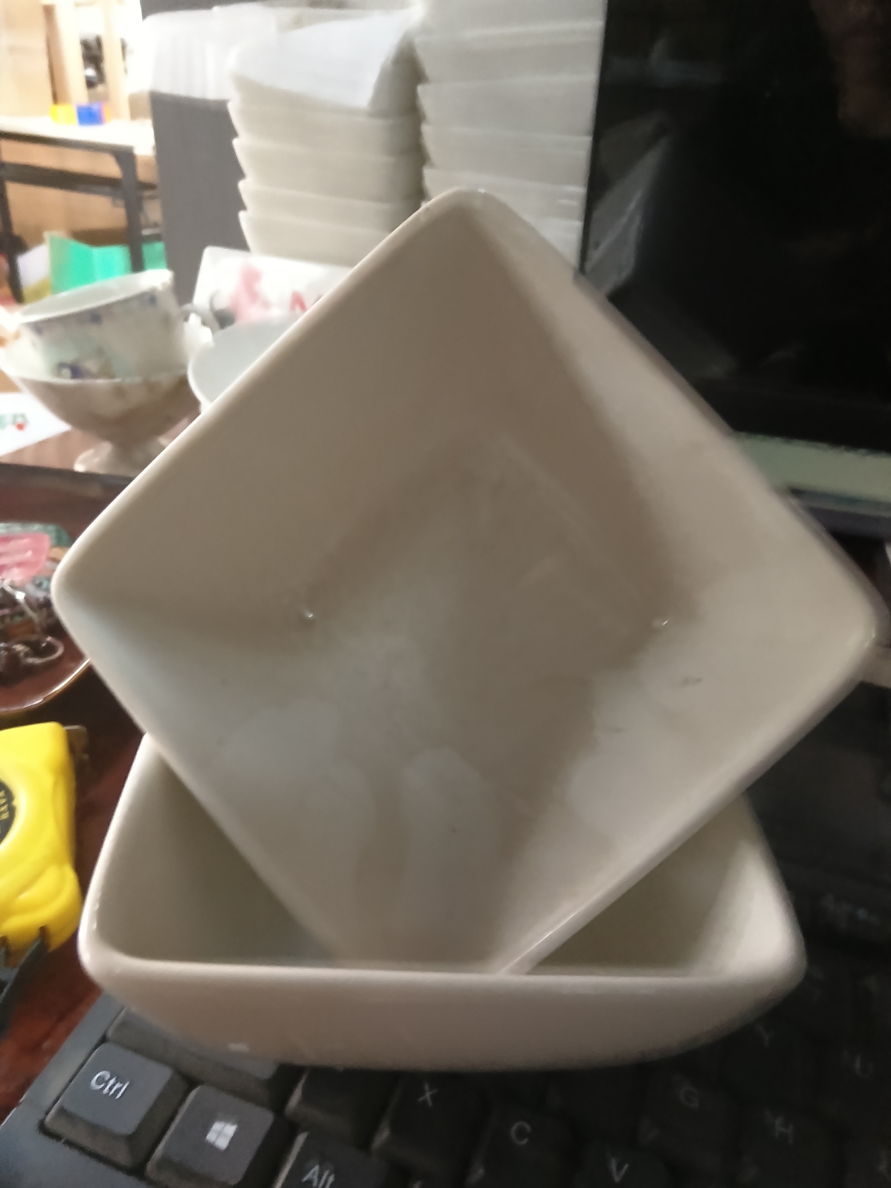 国营尾货方斗一对微瑕