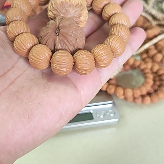 把件文玩核桃猴头土豪～赠瑕疵小磨盘