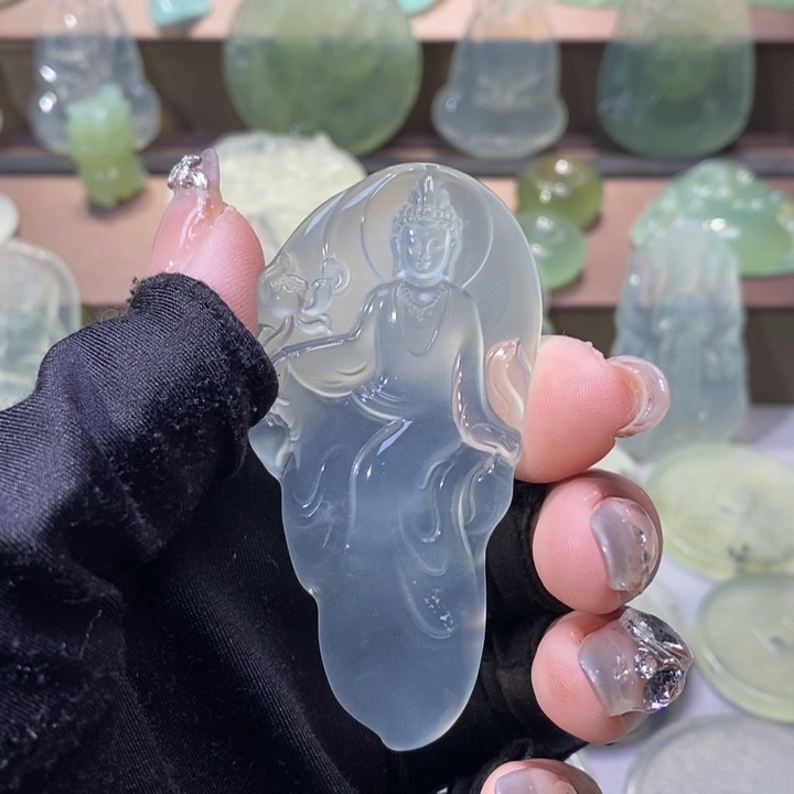 岫玉吊坠未镶嵌吊坠