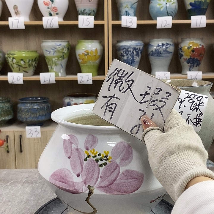 缸5xc景德镇陶瓷花盆