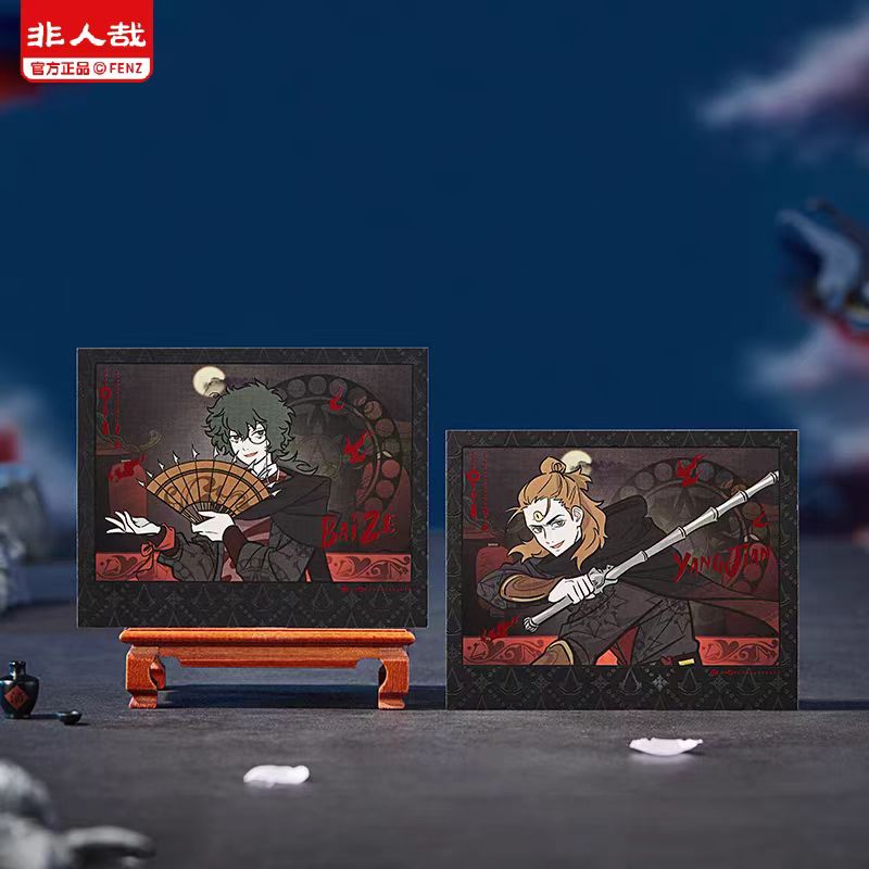 【非人哉×刺客信条联名】拍立得盲盒动漫周边古风烫红原创收藏卡牌