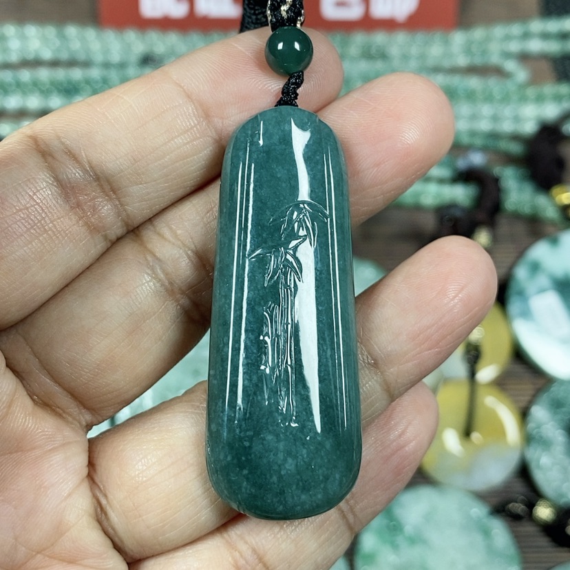 【闪购商品】翡翠颈饰未镶嵌玉吊坠翡翠玉节节高