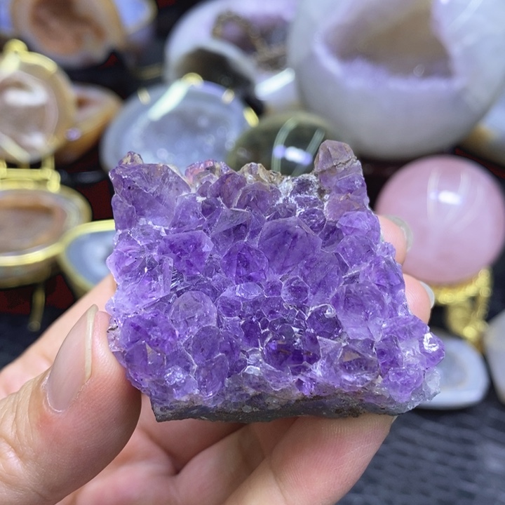 未镶嵌珠宝半成品紫晶
