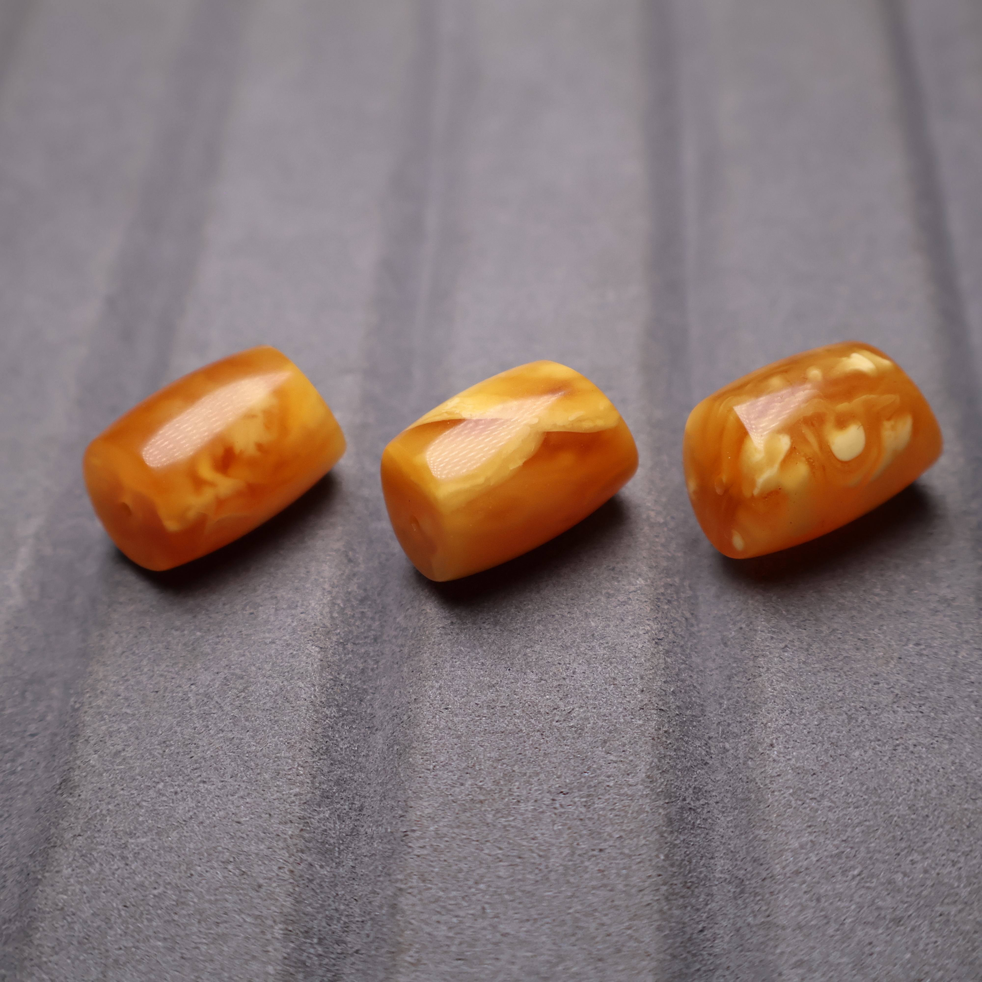 天然琥珀老蜜蜡白花蜡马蹄桶珠腰珠隔珠顶珠多样性发货只发其一