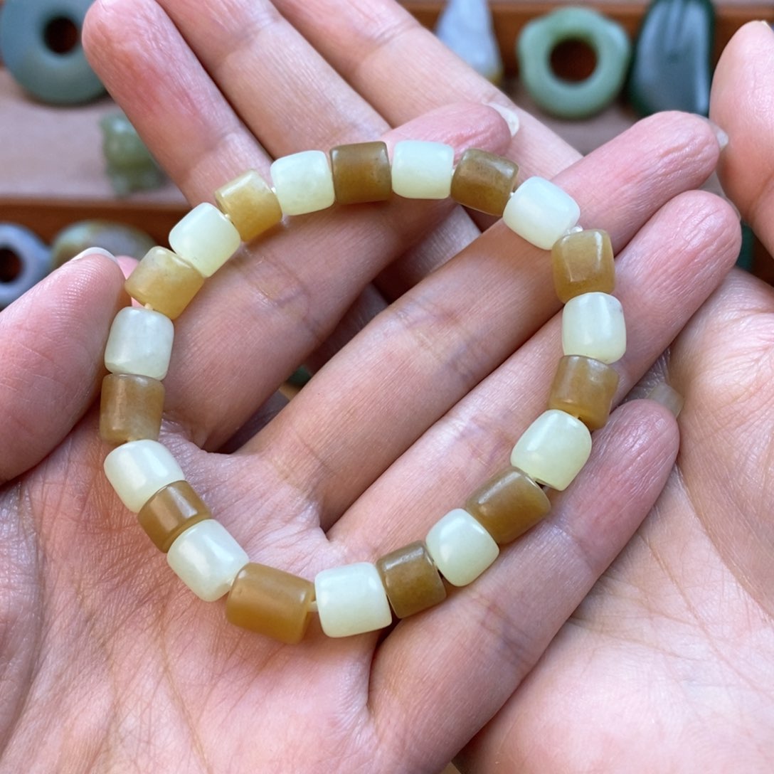 和田玉（糖玉）手链未镶嵌