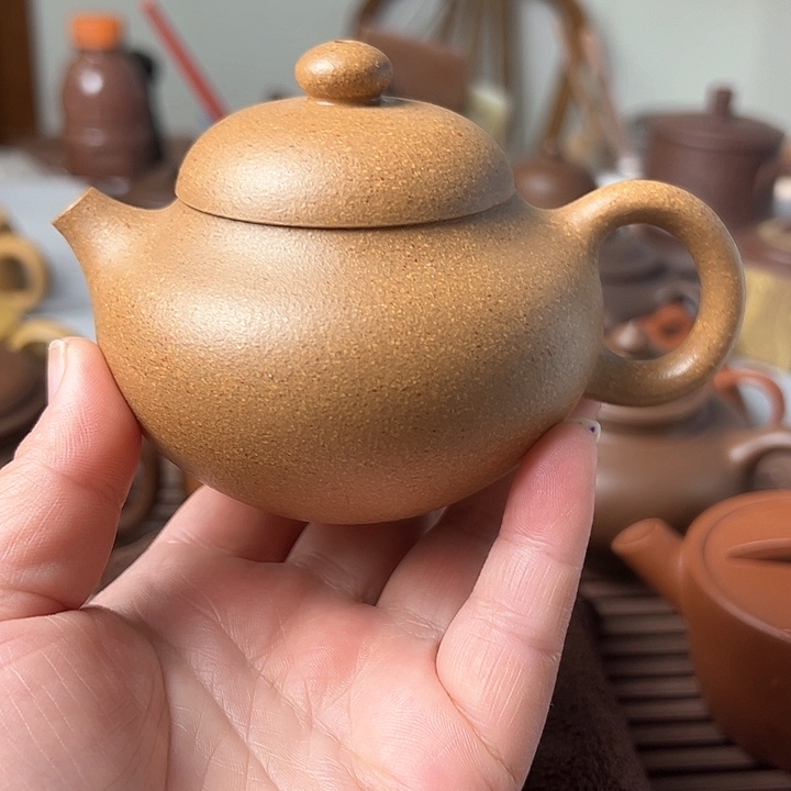 紫砂茶壶精工全手工制作 文旦壶 原矿段泥180cc