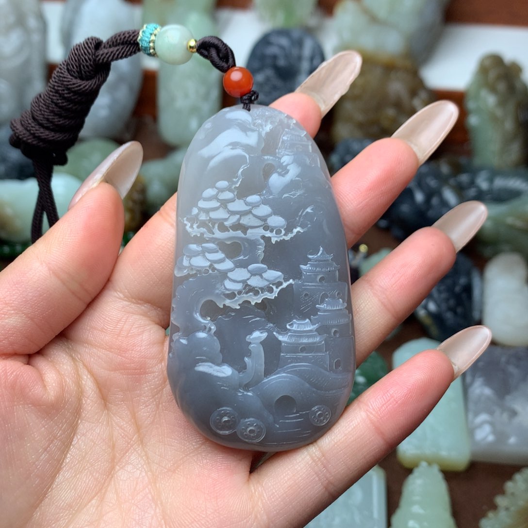 和田玉挂件未镶嵌