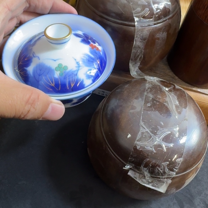 子***欣青花瓷器杯子茶具