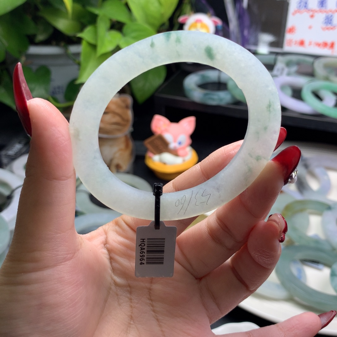 定制翡翠叮当镯未镶嵌53/60