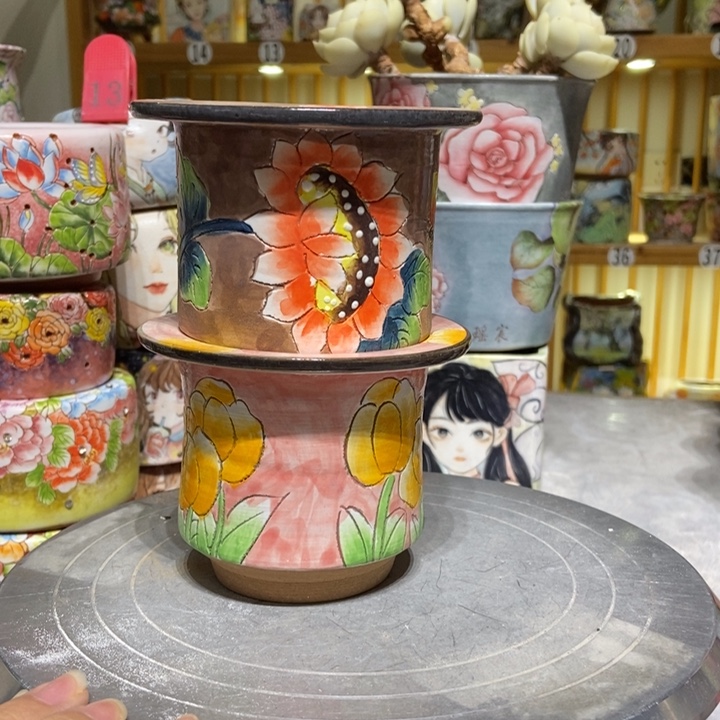 景德镇艺术手绘作品