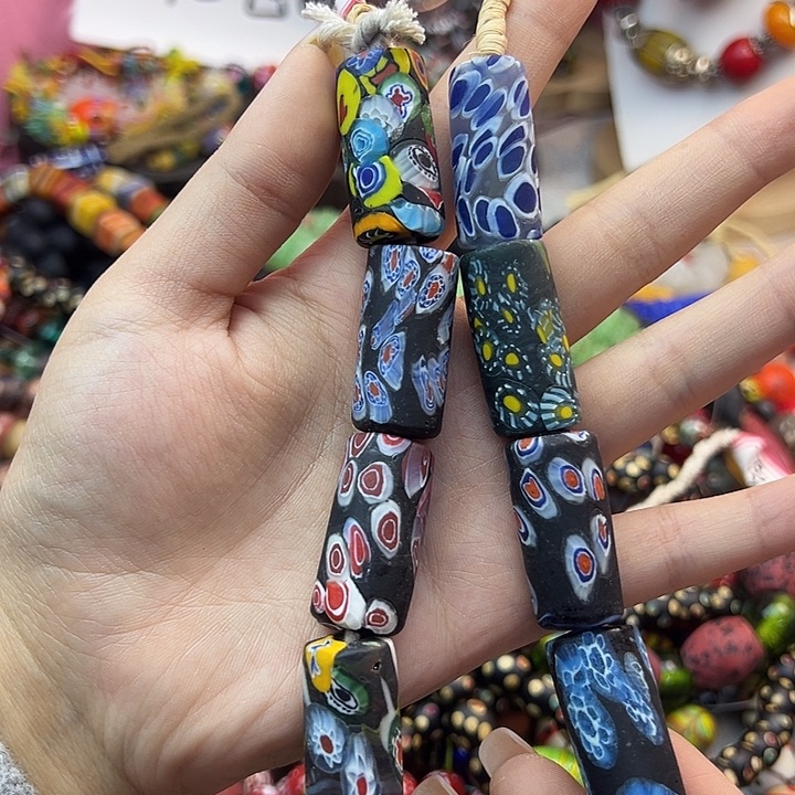 琉璃毛衣链尼泊尔琉璃