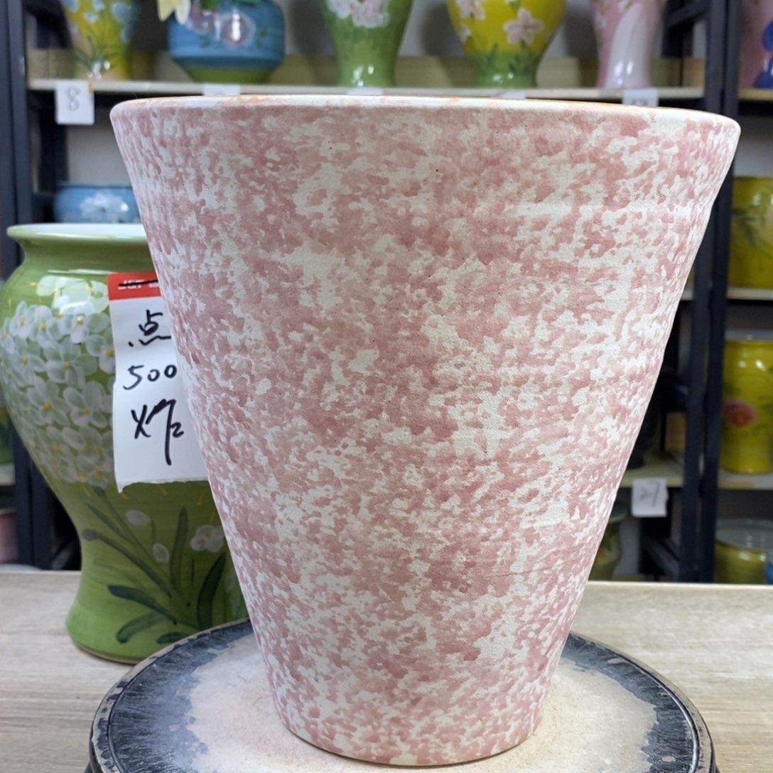 景德镇手工手绘陶瓷花盆