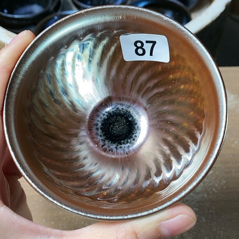 【闪购商品】茶盏倪*道全手工柴烧建盏