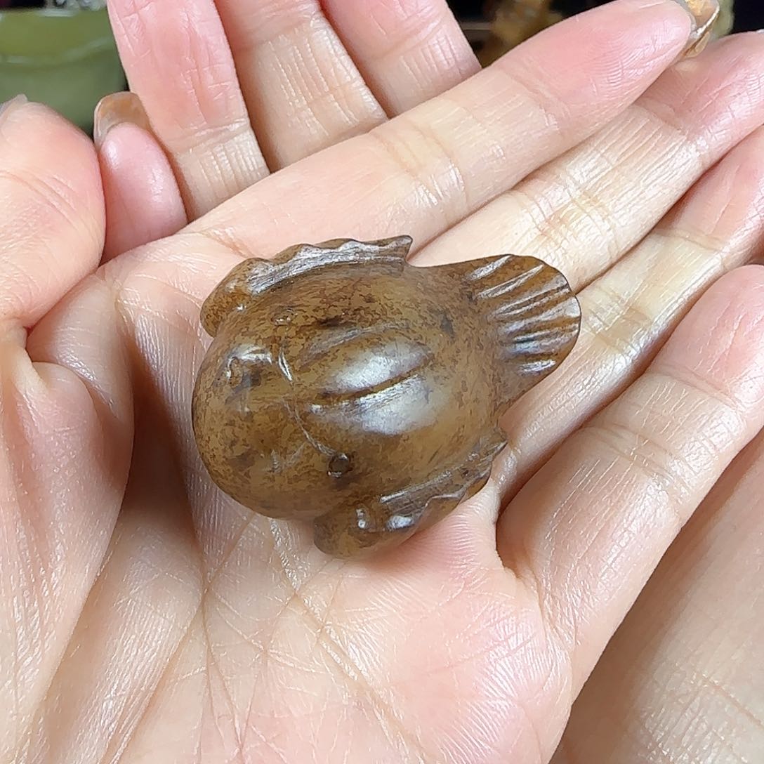 和田玉（糖玉）挂件未镶嵌